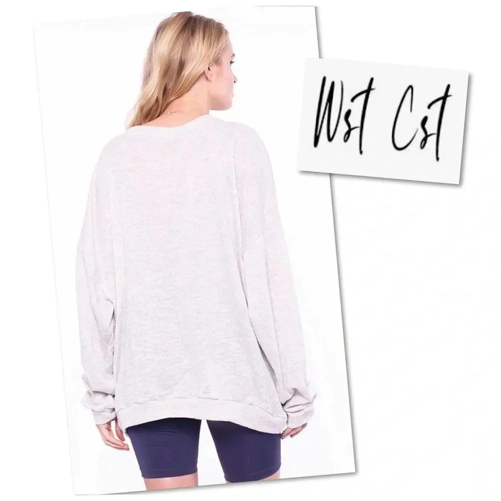 Wst Cst Oversized Pullover Sweater